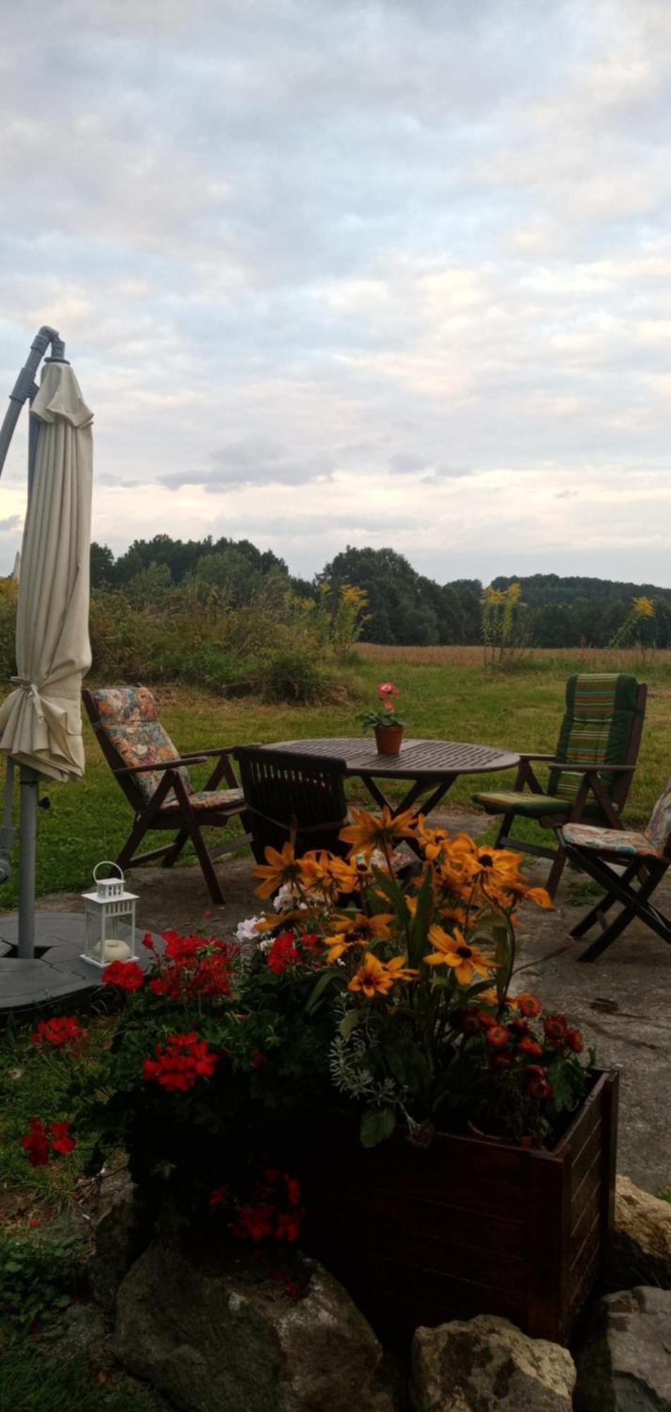 Ferienwohnung Powidoki Grudza Exterior foto